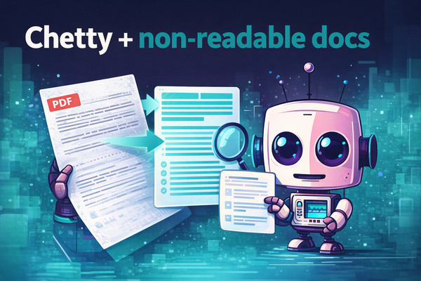 AI vyhledávání ve skenovaných PDF a nečitelných dokumentech